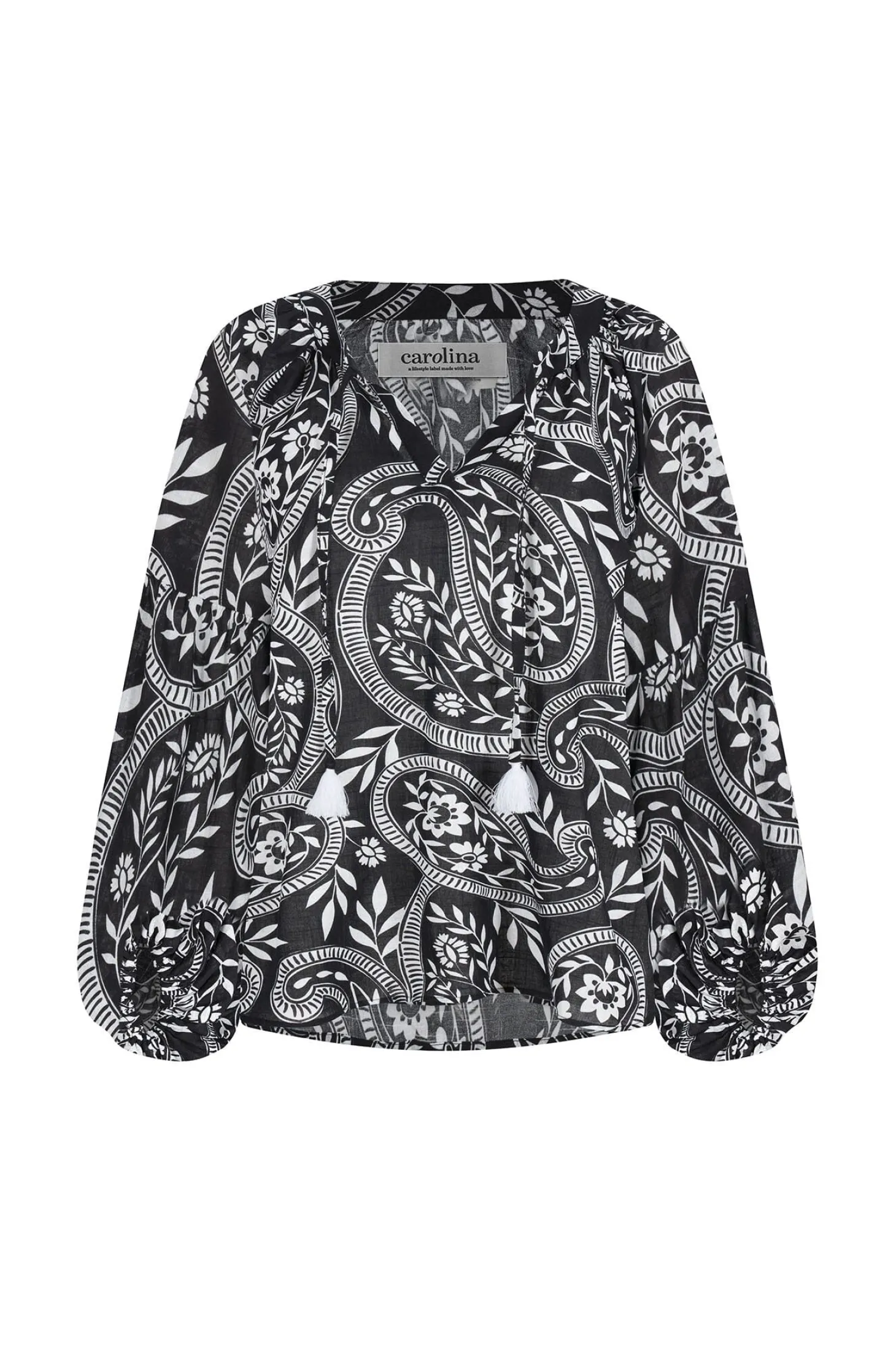 Best Carolina Francis Top Black and White