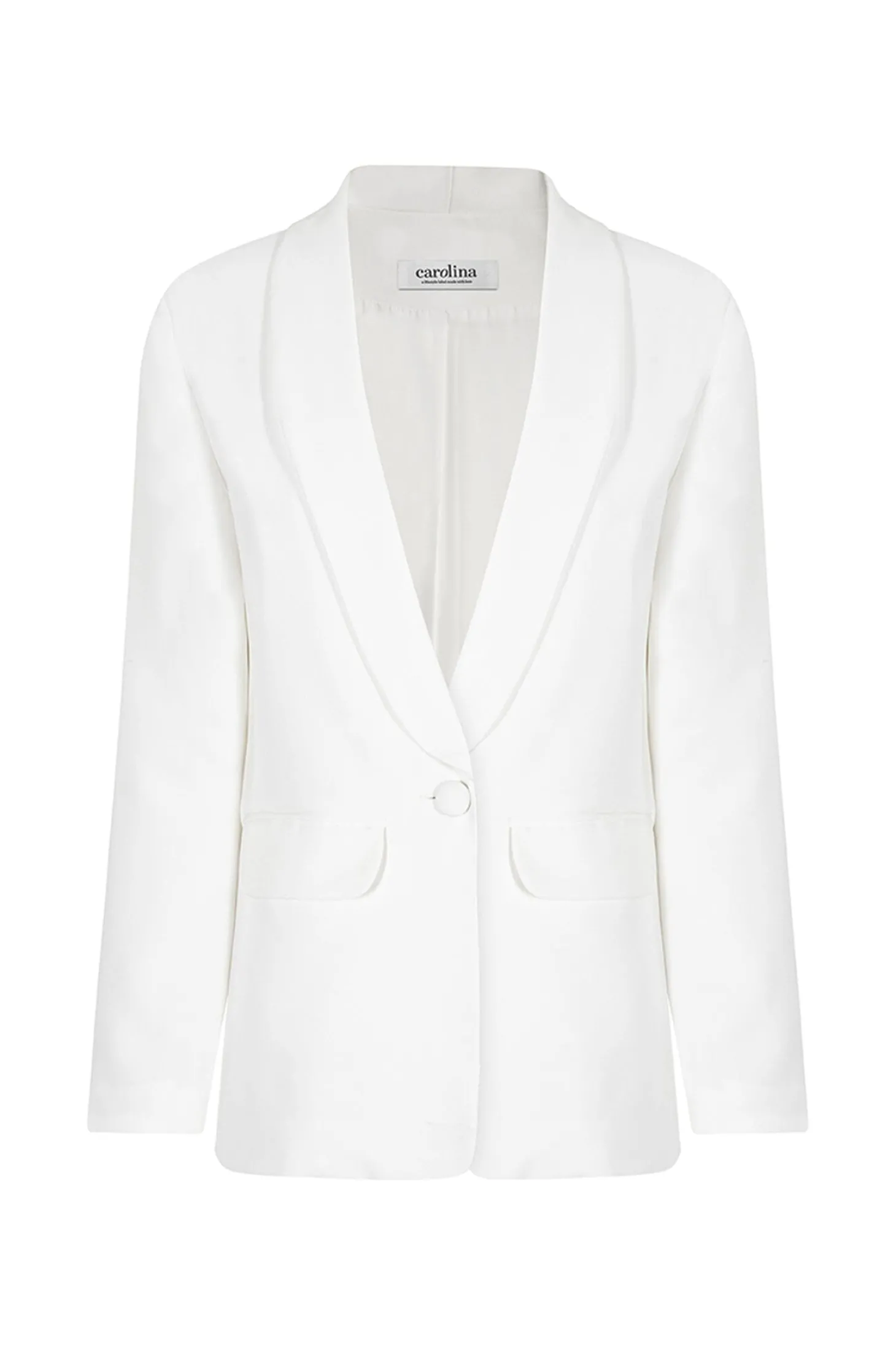Shop Carolina Gabrielle Blazer Cream