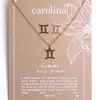 Outlet Carolina Gemini Zodiac Necklace & Earring Set