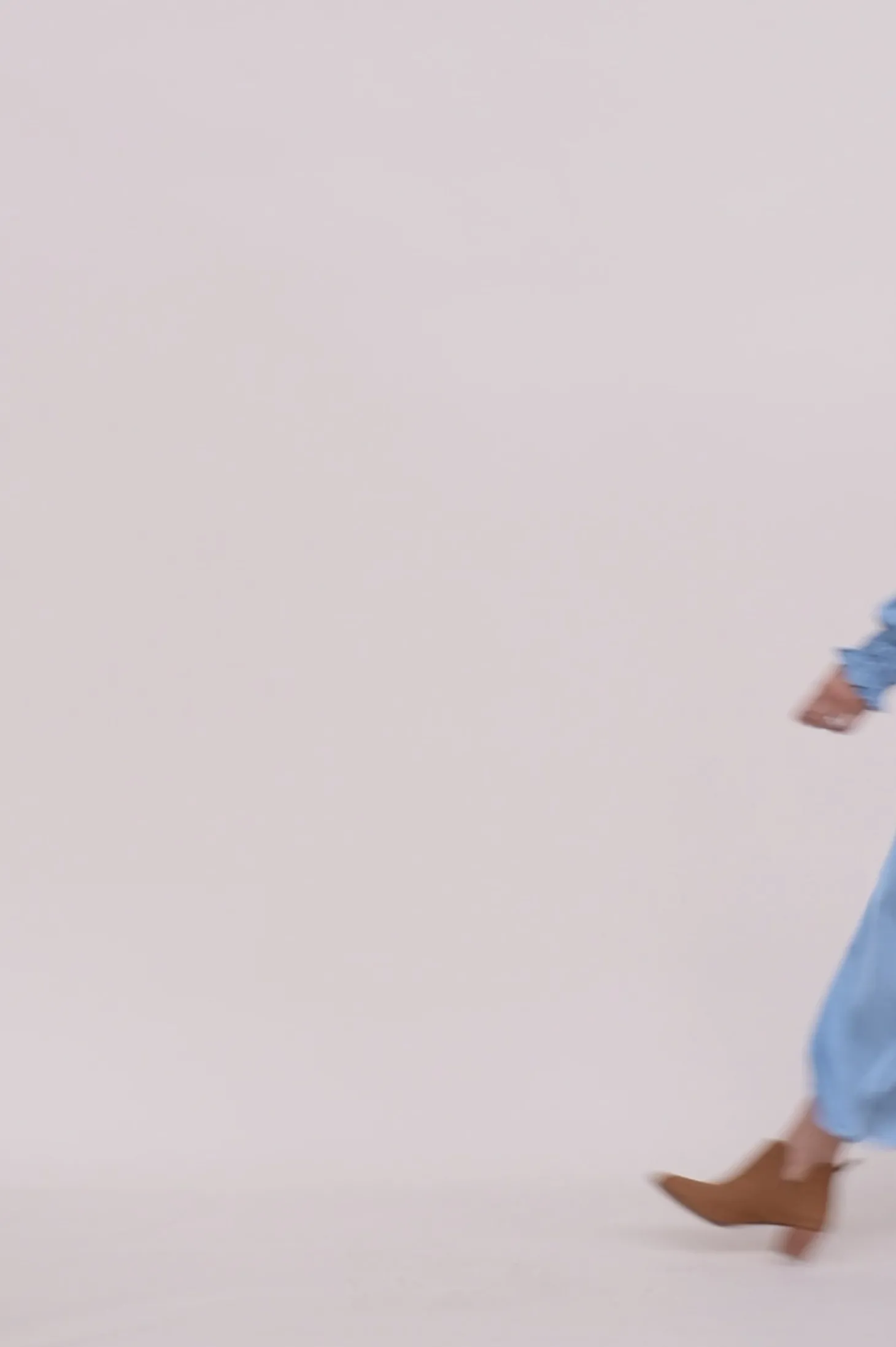 Online Carolina Georgina Long Sleeve Dress Blue Grey with Ruched Sleeve