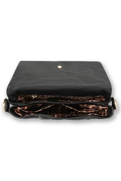 Discount Carolina Giorgia Leather Handbag Black