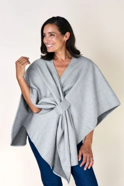 Sale Carolina Grace Cape Light Grey