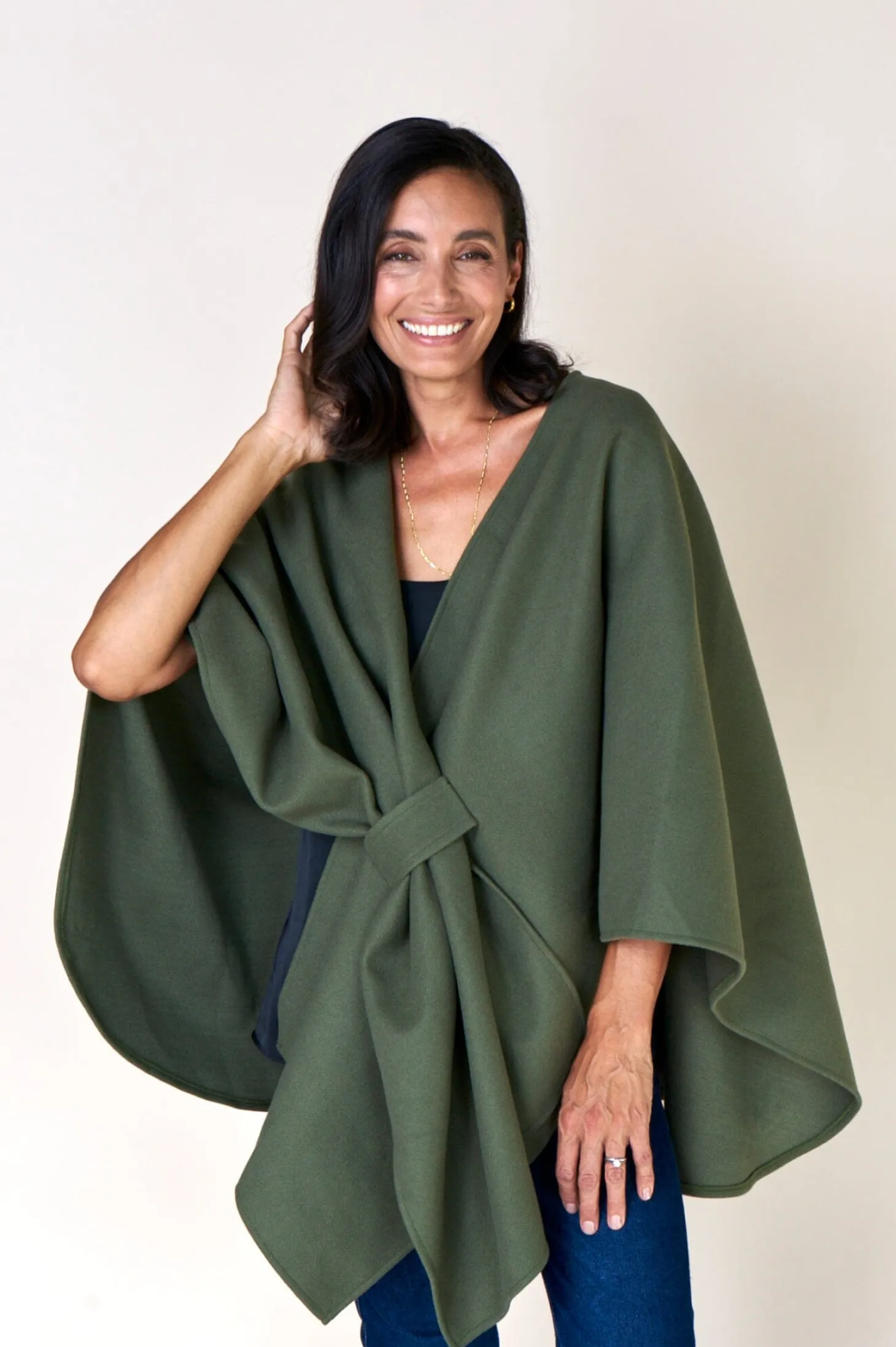 Store Carolina Grace Cape Olive