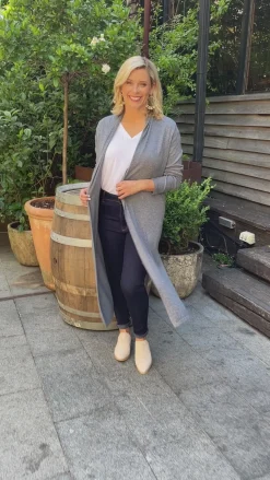 Discount Carolina Gracelyn Cardigan Dark Grey
