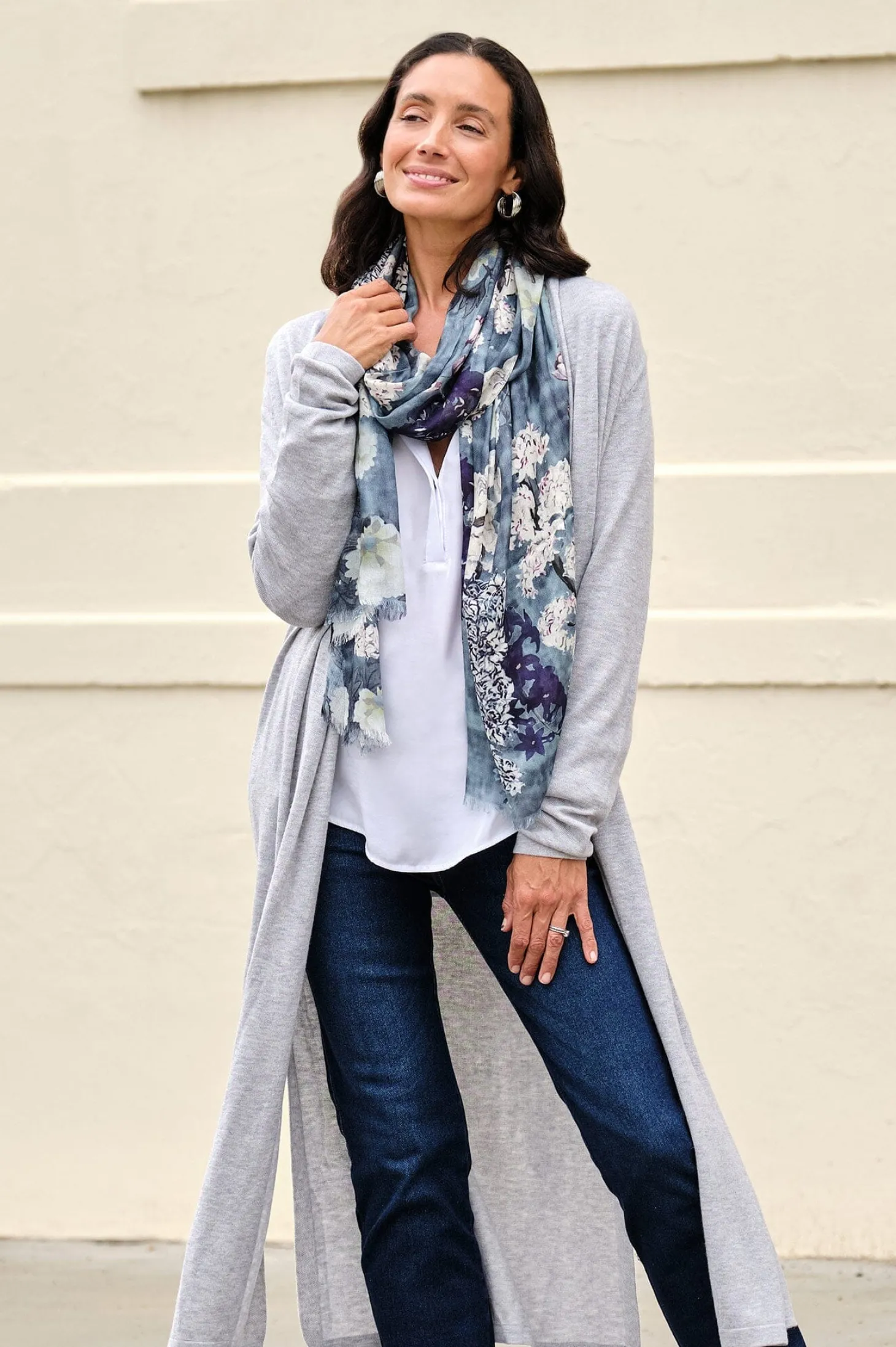 Fashion Carolina Gracelyn Cardigan Light Grey