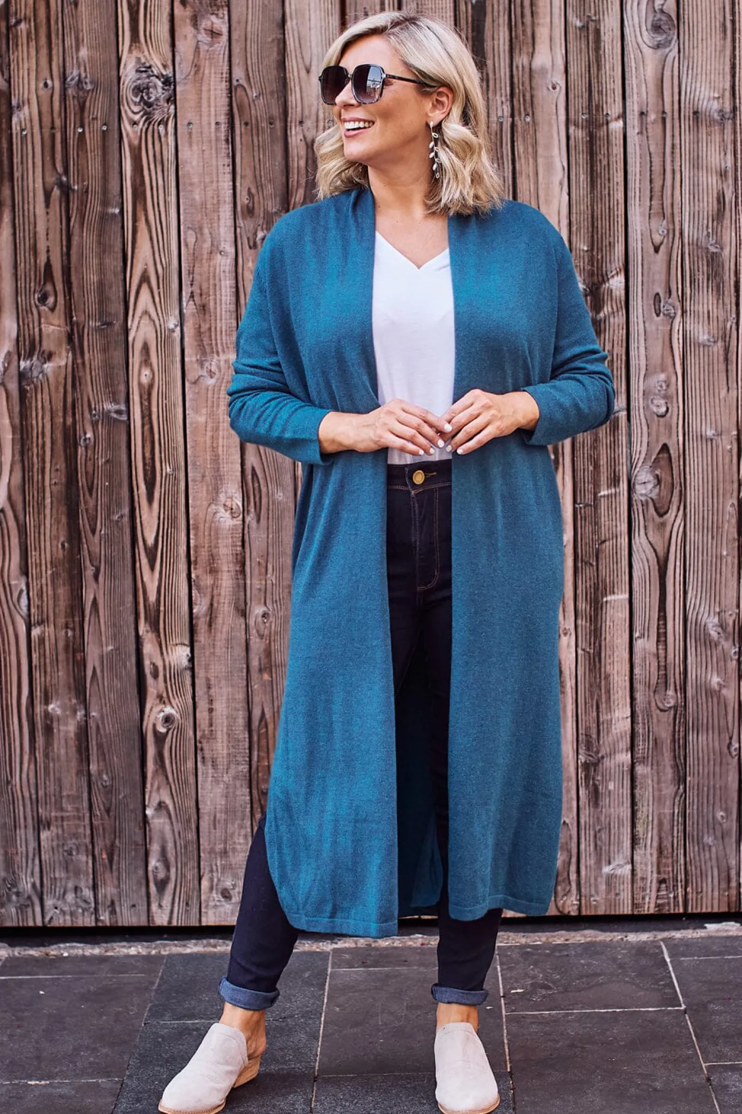 Fashion Carolina Gracelyn Cardigan Sapphire Blue