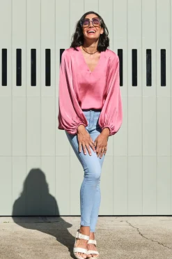 Discount Carolina Haley Skinny Jeans Light Denim Blue High Rise