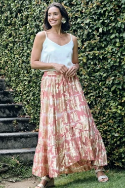 Fashion Carolina Halina Skirt in Blush