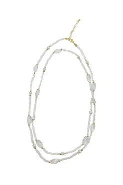Cheap Carolina Hebe Necklace White