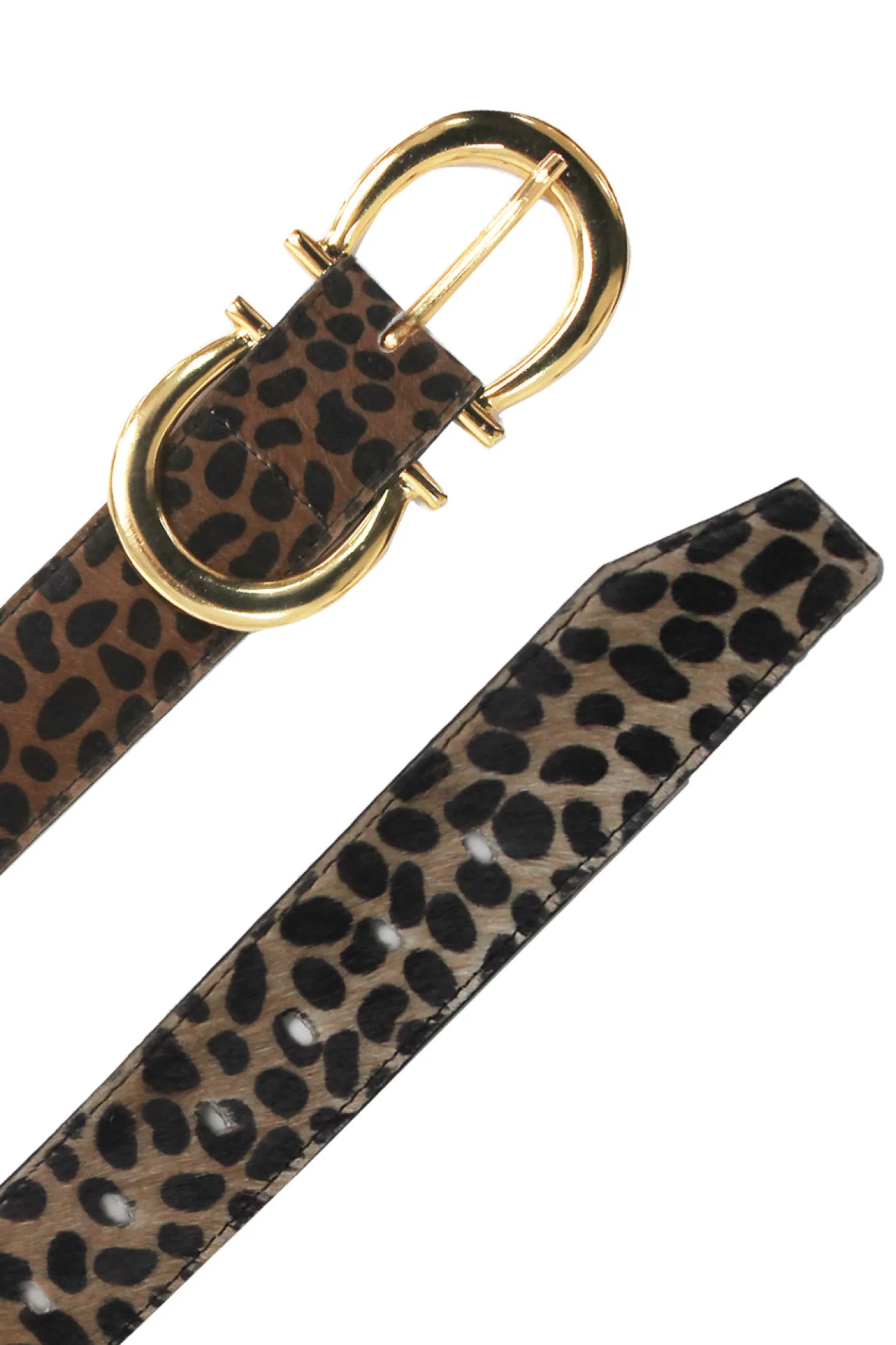 Discount Carolina Ivy Double Buckle Belt Giraffe