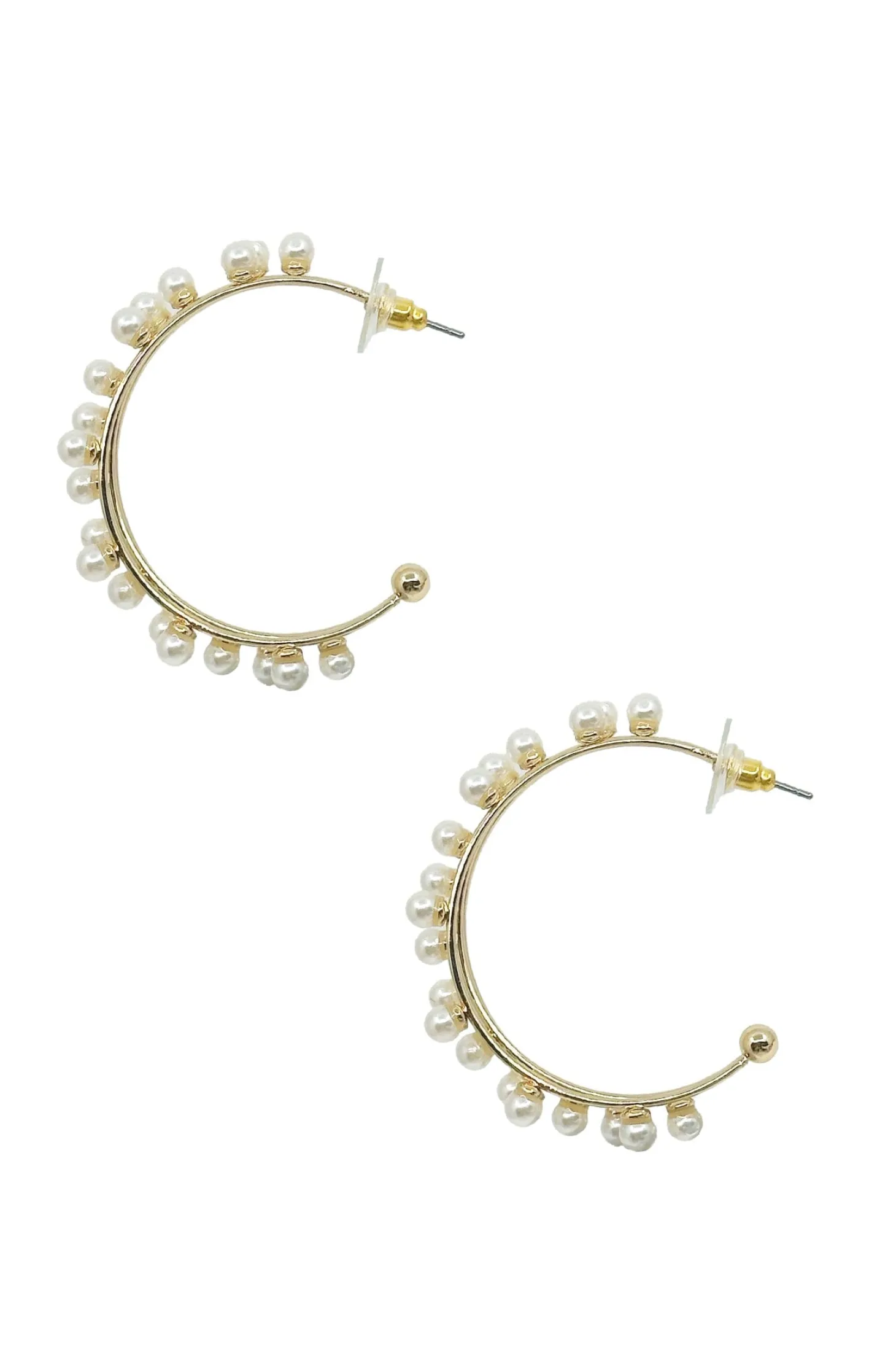 Best Carolina Jasmyne Pearl Earrings Gold
