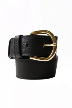 Shop Carolina Jeans Belt Black Soft Leather