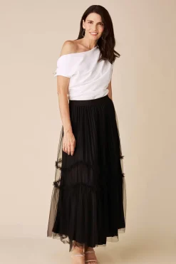 Cheap Carolina Jemma Reversible Skirt Black