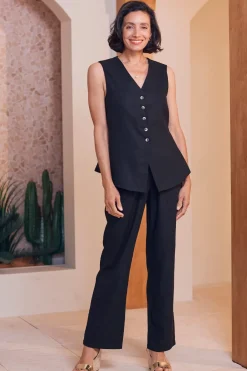 Discount Carolina Jocelyn Vest Black-Pre Order
