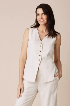 Clearance Carolina Jocelyn Vest Oatmeal-Pre Order