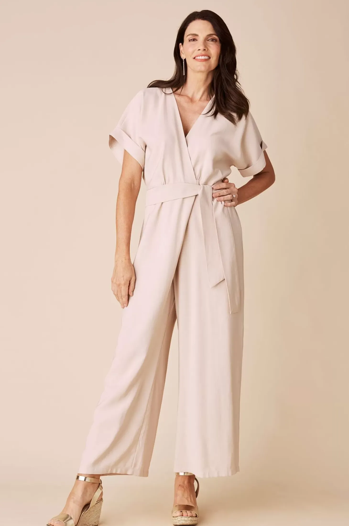 Flash Sale Carolina Jude Jumpsuit Ivory - Pre Order