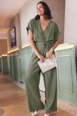 Flash Sale Carolina Jude Jumpsuit Olive