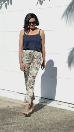 Shop Carolina Kalea Tie Waist Pants