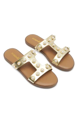Best Sale Carolina Kali Slides Gold
