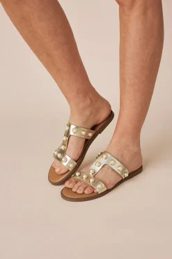 Best Sale Carolina Kali Slides Gold