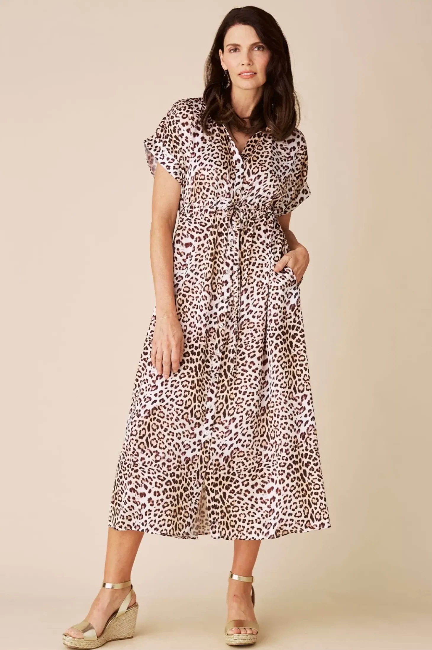 Shop Carolina Karina Animal Print Dress-Pre Order