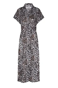 Hot Carolina Kendi Animal Print Dress