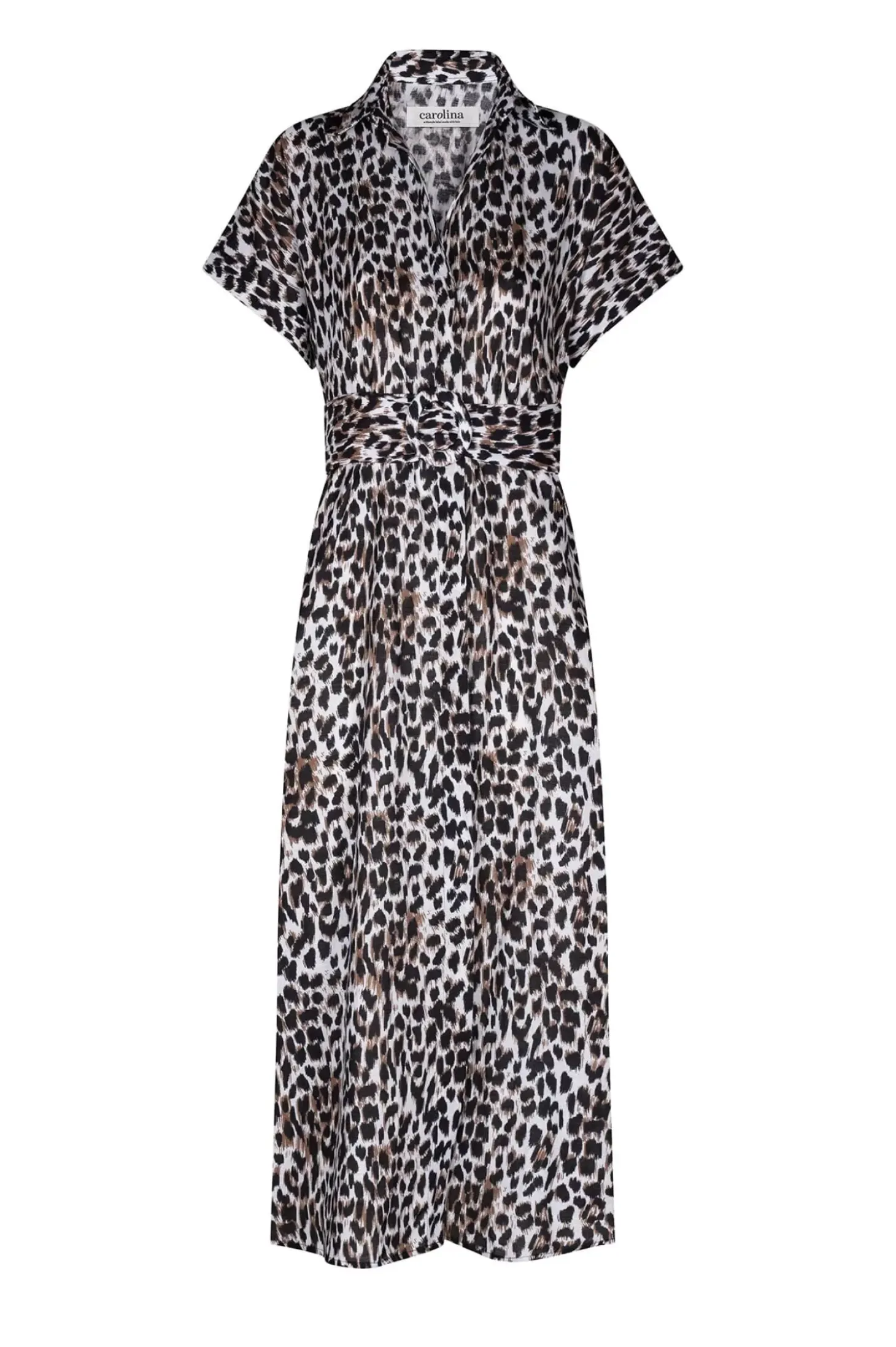 Hot Carolina Kendi Animal Print Dress