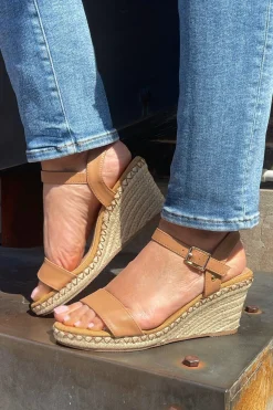 Online Carolina Kinley Wedges Tan