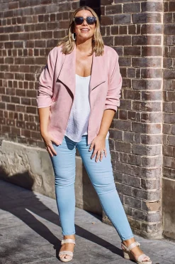 Fashion Carolina Kirsten Jacket Blush