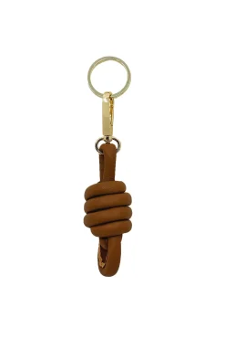 Best Carolina Knot Keyring Soft Leather Tan