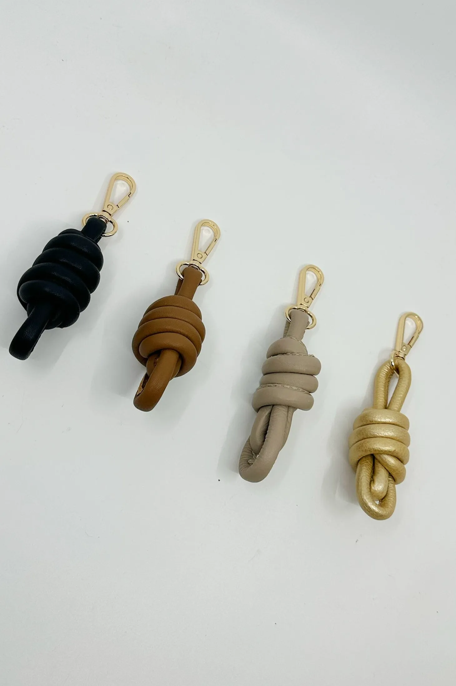 Best Carolina Knot Keyring Soft Leather Tan