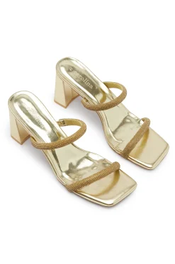 Discount Carolina Krissy Heels Gold