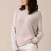 Discount Carolina Kyle Zipped Cardigan Blush Shimmer