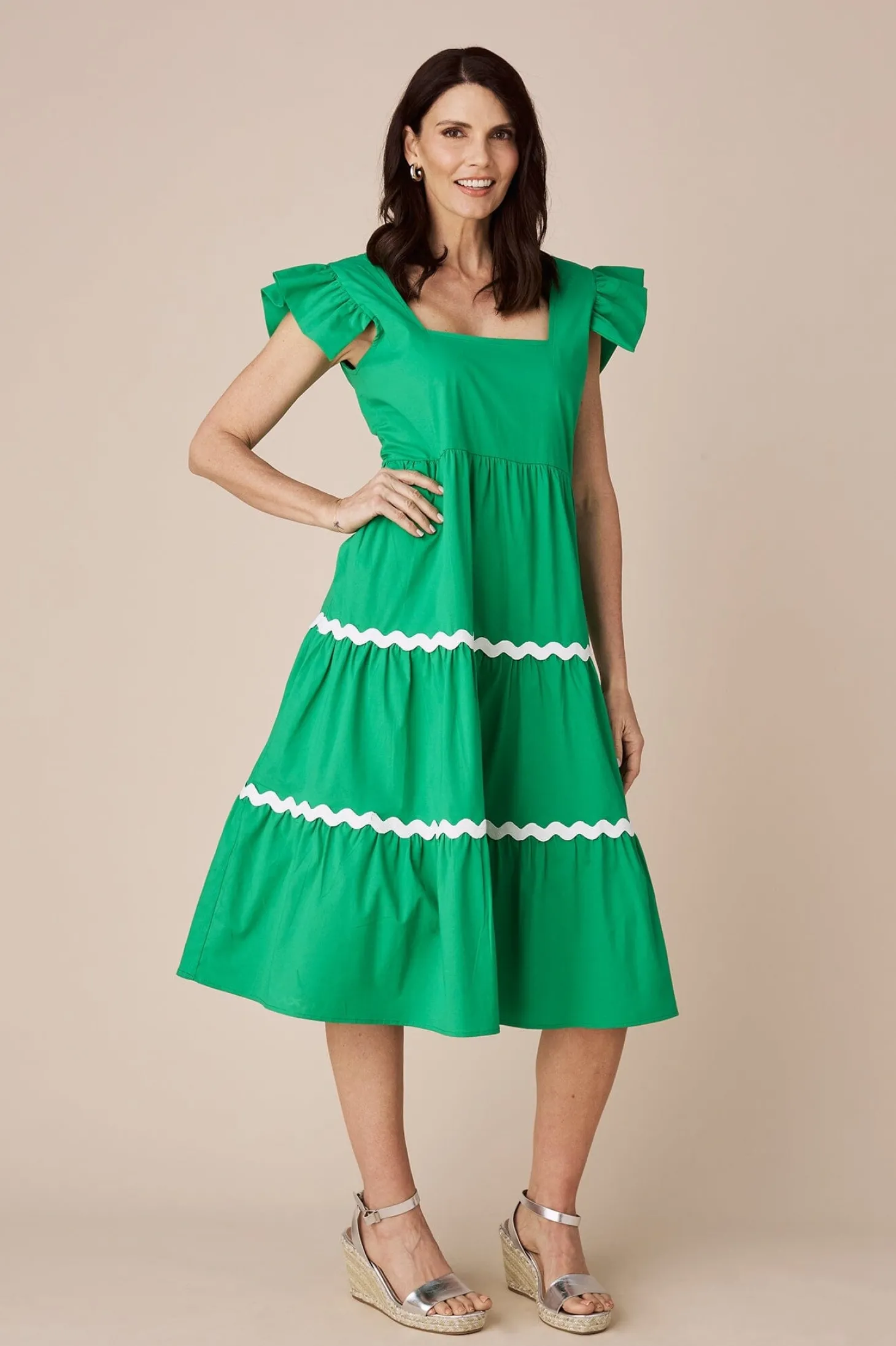 Best Carolina Laryssa Dress Emerald