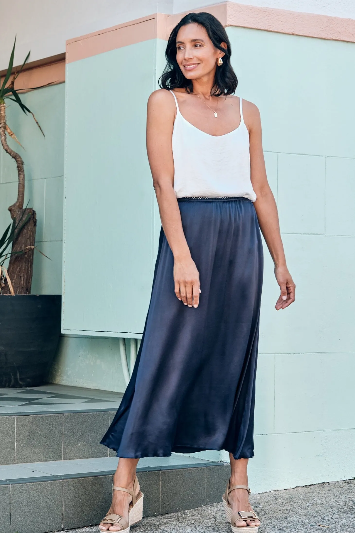Fashion Carolina Lauryn Skirt Navy
