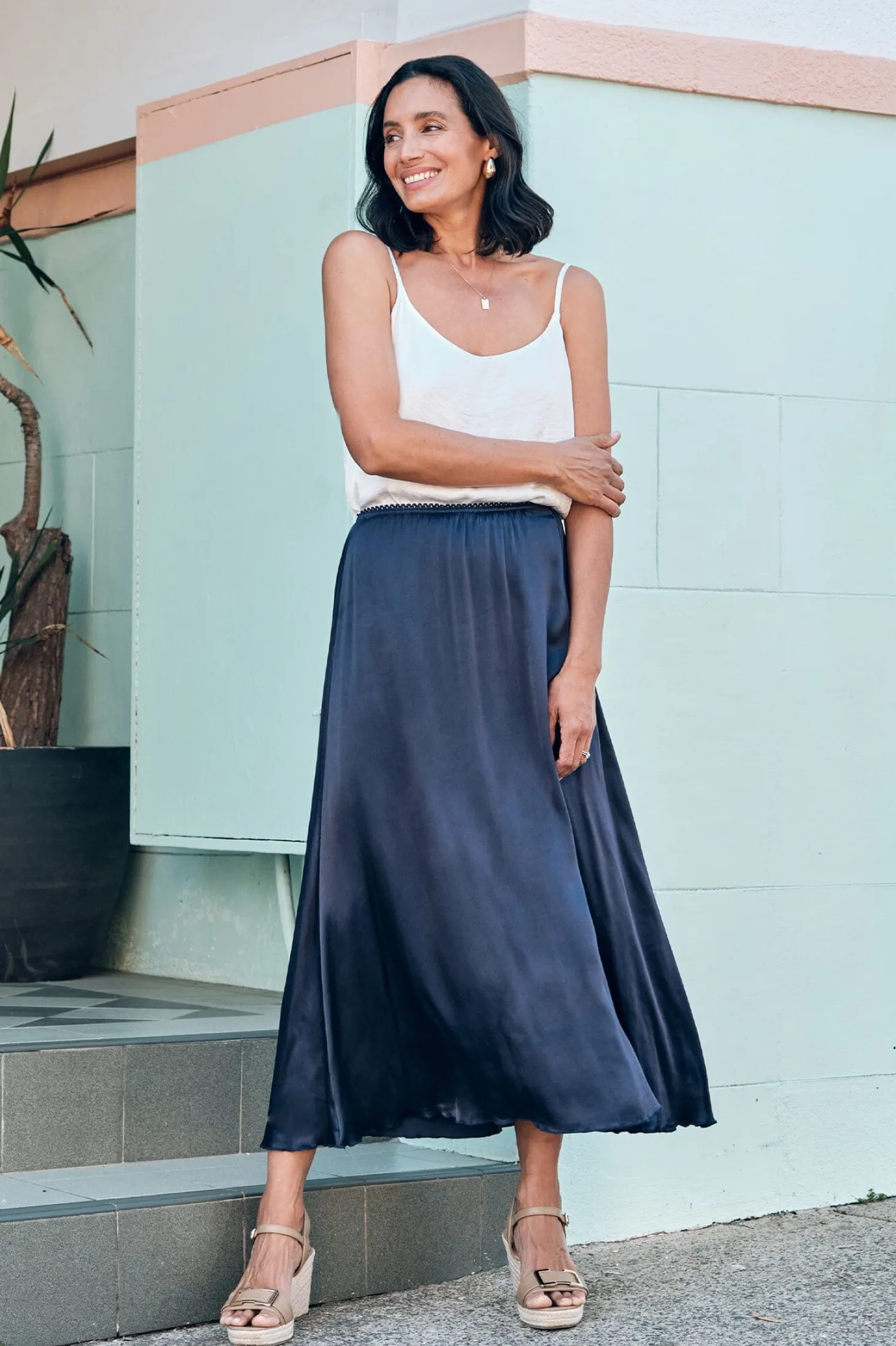 Fashion Carolina Lauryn Skirt Navy