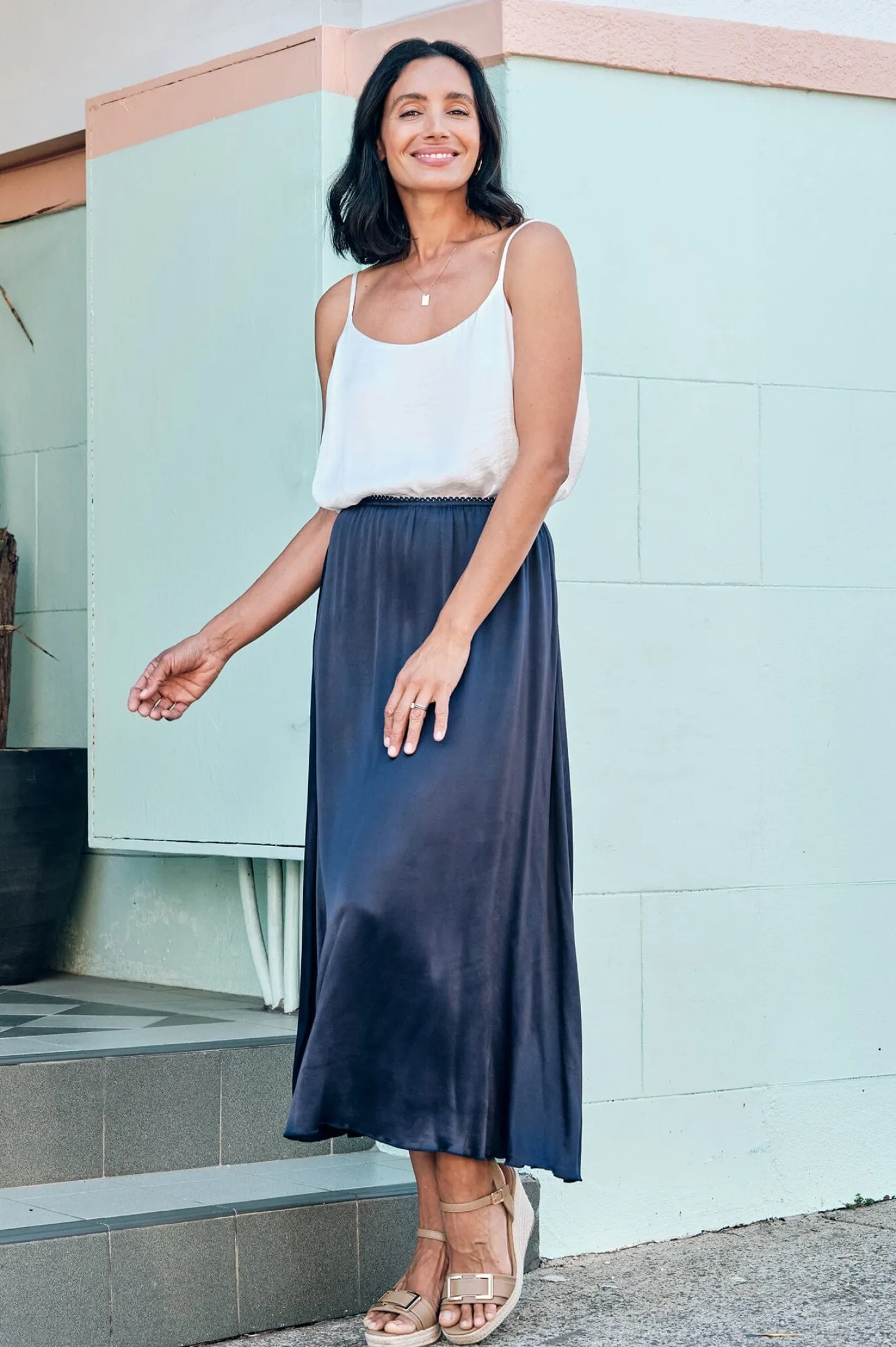 Fashion Carolina Lauryn Skirt Navy