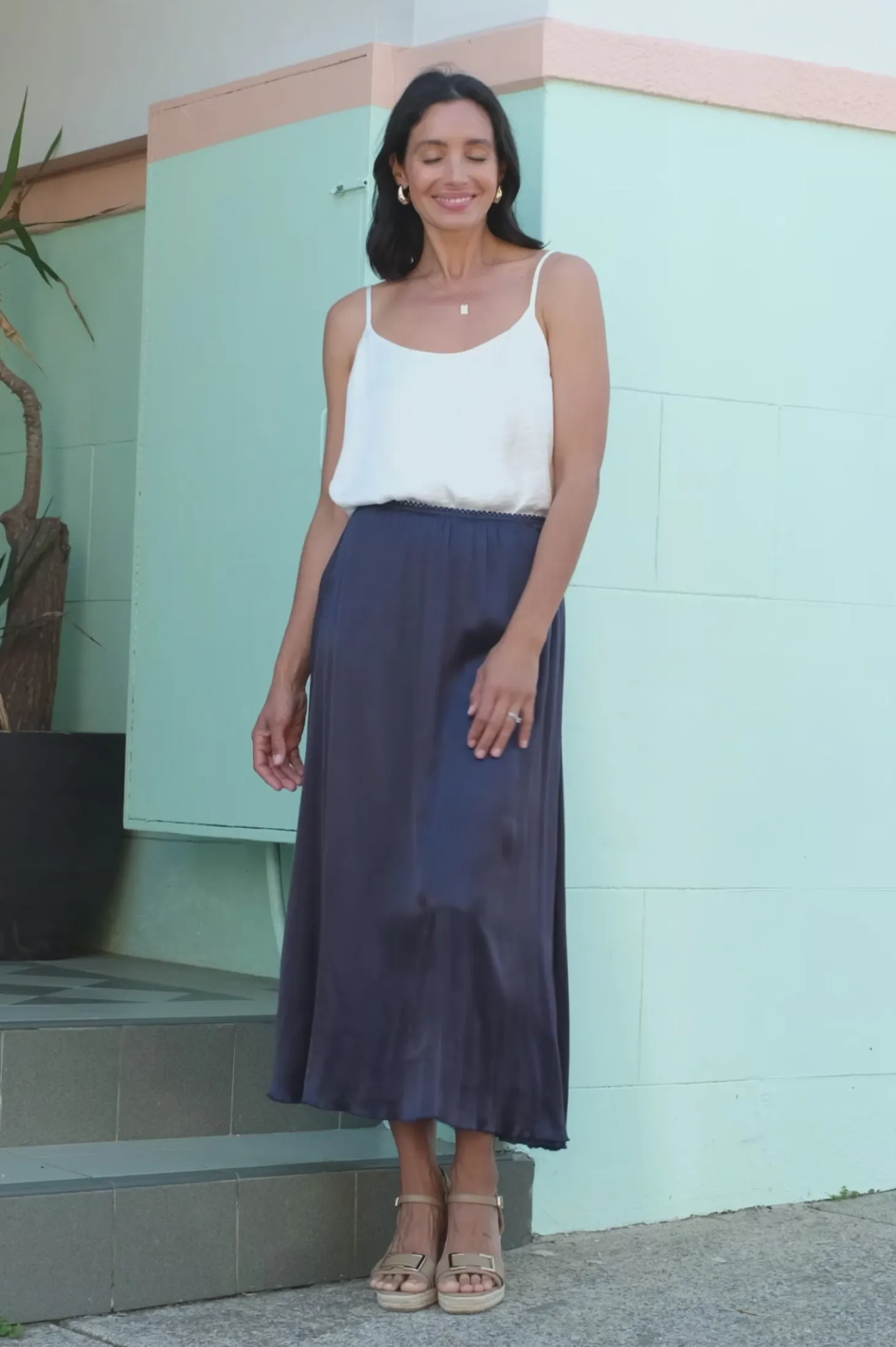 Fashion Carolina Lauryn Skirt Navy