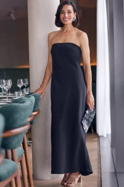 Fashion Carolina Leanna Strapless Dress Black-Pre order