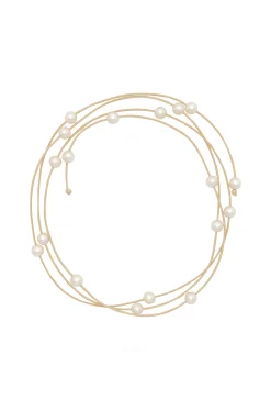 Flash Sale Carolina Leia Pearl Necklace Nude
