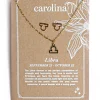 Cheap Carolina Libra Zodiac Necklace & Earring Set