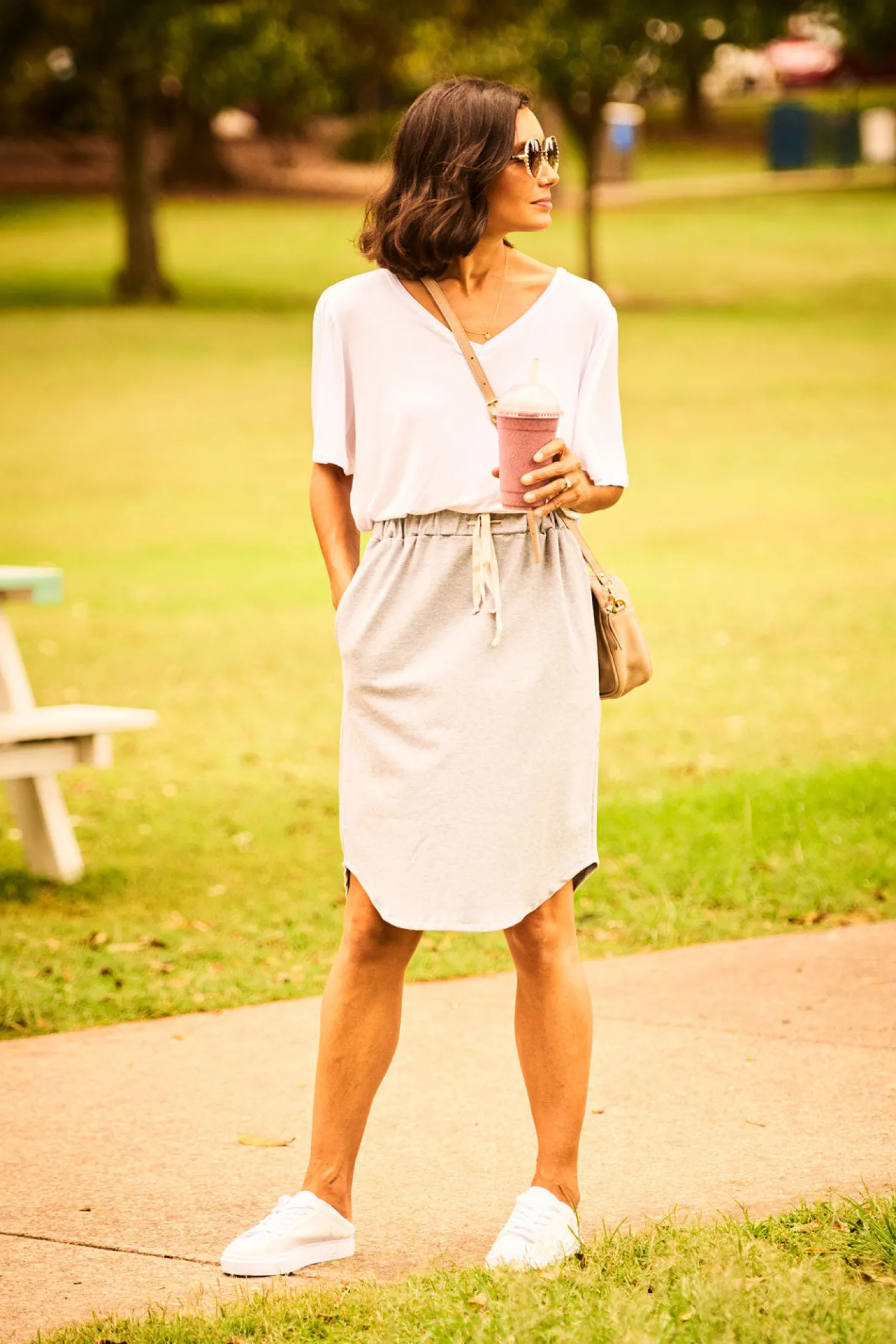 Discount Carolina Loungewear Skirt Grey