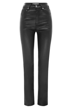 Discount Carolina Lucia Metallic Black Jeans