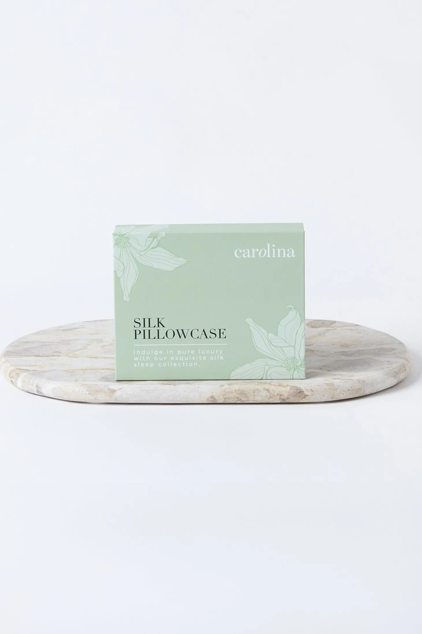 Shop Carolina Lyla Silk Pillow Case Taupe