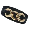 Cheap Carolina Madelyn Leather Bracelet Black