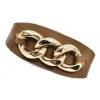 Discount Carolina Madelyn Leather Bracelet Tan