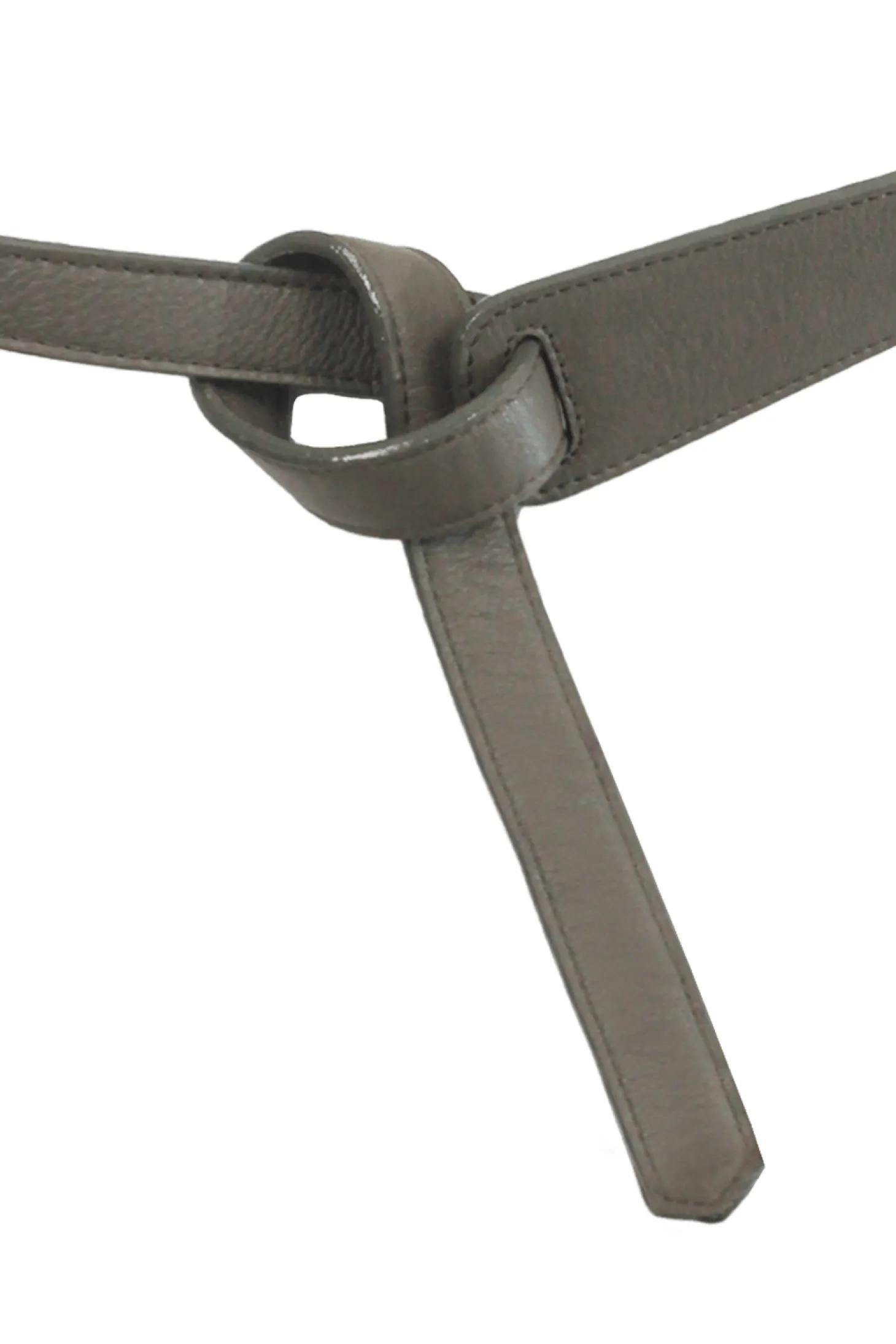Flash Sale Carolina Mae Wrap Around Thin Belt Khaki