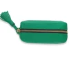 Store Carolina Make Up Bag Emerald Soft Leather