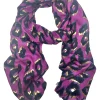 Shop Carolina Makena Modal Scarf Magenta with Gold