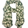 Flash Sale Carolina Makena Modal Scarf Olive with Gold